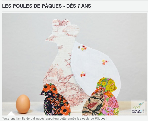 Les poules de pâques